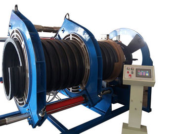 machine de soudure ondulée de tuyau de soudure par fusion de bout de 600MM pour le tuyau en spirale de PE de texture