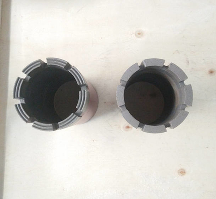 Noyau plat Bareel Diamond Casing Shoe Bit de câble de type et de norme aw BW nanowatt HW picowatt HWT