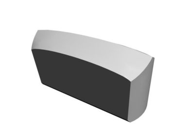 Insertion K0 de carbure de tungstène de peu de roche de burin Simple-Bordée pour le sondage de percussion