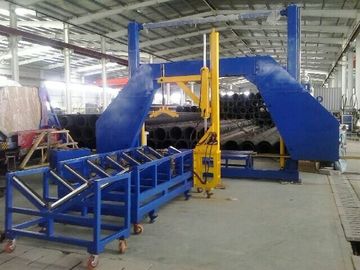 Machine de soudure en plastique durable de tuyau, découpeuse de tuyau de tube de commande numérique par ordinateur grande