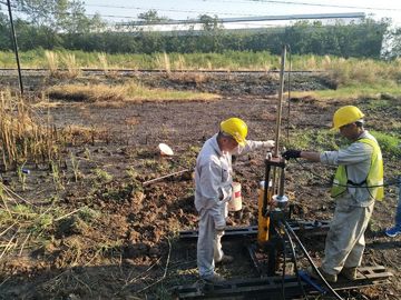 Diamètre peu profond d'ancre de routes de trous de cône de pénétration d'appareillage portatif d'essai 300 - 400mm