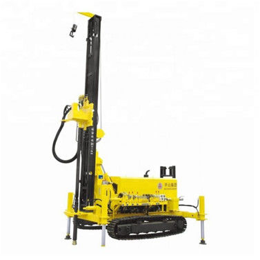 châssis de chenille de 300m ou perçage Rig Borehole Drilling Equipment 85kw de puits d'eau de châssis de camion