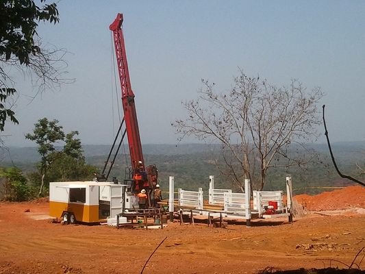 Opération simple CR25 13L de structure compacte 298 kilowatts de 3100m de noyau de perceuse d'installation d'exploration géologique de Bq