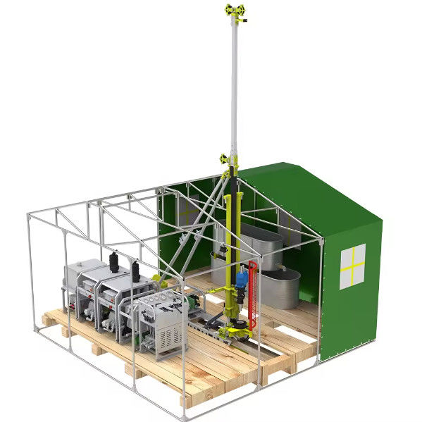 Réglage hydraulique de la fonderie de forage de base de la fonderie de forage portable de la fonderie de forage EP550