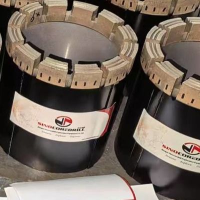Couche de matrice PQ Bit de noyau diamant optimisé pour les formations rocheuses dures abrasives