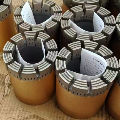 Bits de noyau diamant durables pour la série BQ/NQ/HQ/PQ Performance stable dans tous les domaines