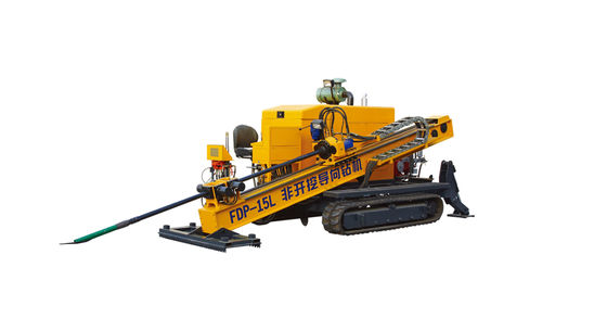 Un bon prix. Installations horizontales de forage dirigé de rendement élevé, installation de foret de chenille FDP-15L en ligne