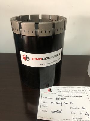 Un bon prix. utilisation régulière de voie d'eau du style imbibée par diamant W de sabot de cuvelage de 117.65mm HWT HW En ligne