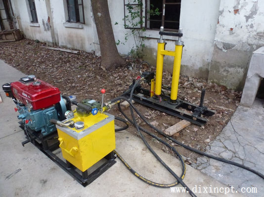 Un bon prix. Les appareillages rapides hydrauliques d'essai de pénétration de cône d'accouplement pèsent 180kg ISO9001 en ligne
