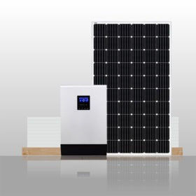 Un bon prix. Outre du système solaire de ménage photovoltaïque de grille avec la batterie au plomb en ligne