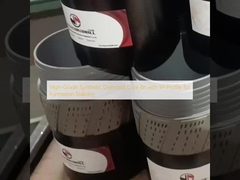 Bits de noyau de diamant synthétique de haute qualité avec profil W pour la stabilité de la formation