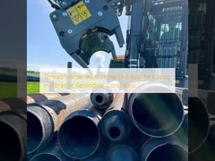 Barre de perçage à câble à fil durci pour le broyage en conditions géologiques abrasives