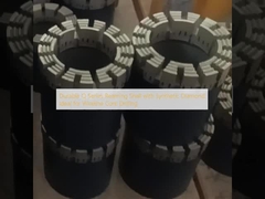 Concasse de revêtement durable de la série Q avec diamant synthétique Idéal pour le forage de noyaux de câbles