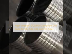 Barres de forage de haute résistance conformes au DCDMA pour les tailles BQ, NQ, HQ et PQ