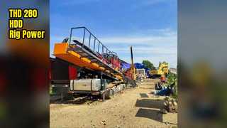 Projets sans tranchée de grand diamètre pour plate-forme HDD THD-280